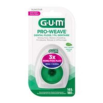 GUM - GUM PRO Weave Floss Mint, 1 Each