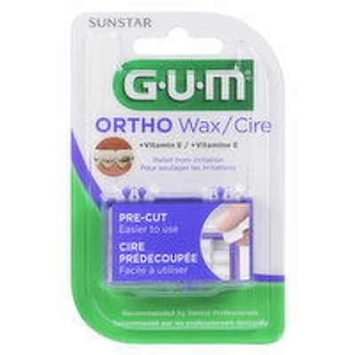 GUM - Ortho Wax With Vitamin E, 12 Each