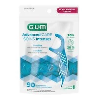 GUM - Eez-Thru Flossers Icy Mint, 90 Each