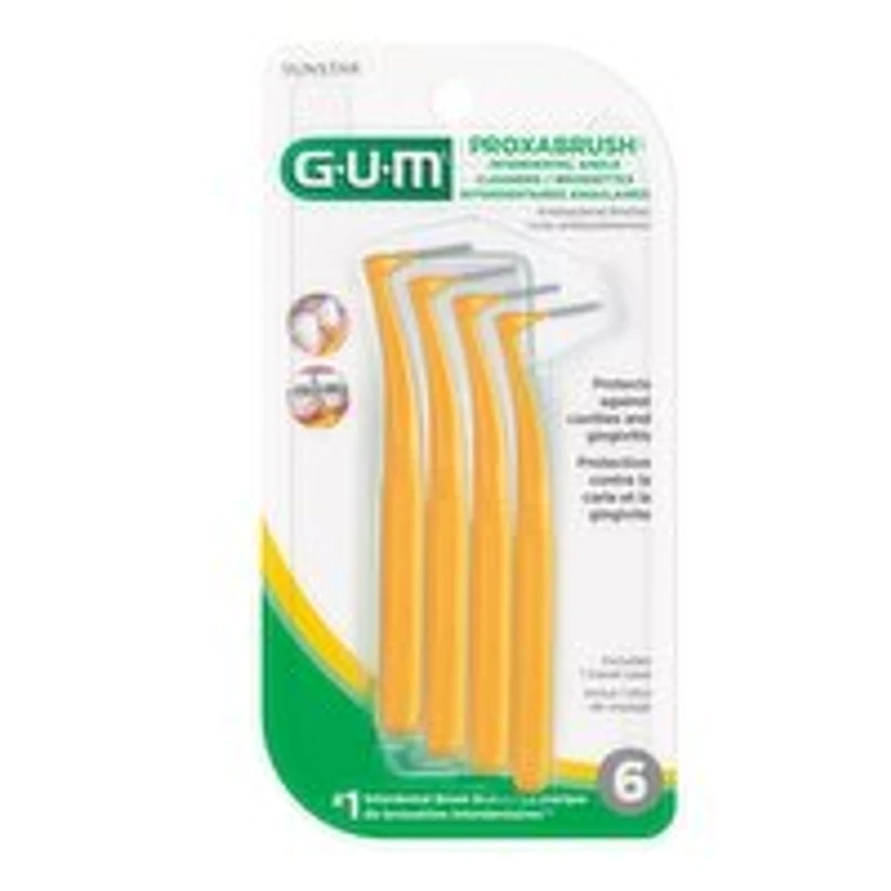 GUM - PROXABRUSH Angle Cleaner, Tight Cylindrical, 6 Each