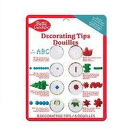 Betty Crocker - Decorating Icing Tips, 8 Pack, 1 Each