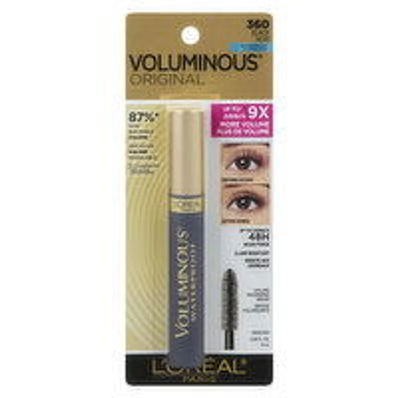 L'Oreal - Voluminous Waterproof Mascara - Black, 1 Each