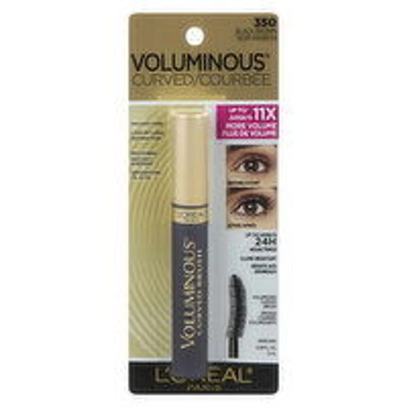 L'Oreal - Voluminous Mascara Curved Brush -  Black Brown, 1 Each