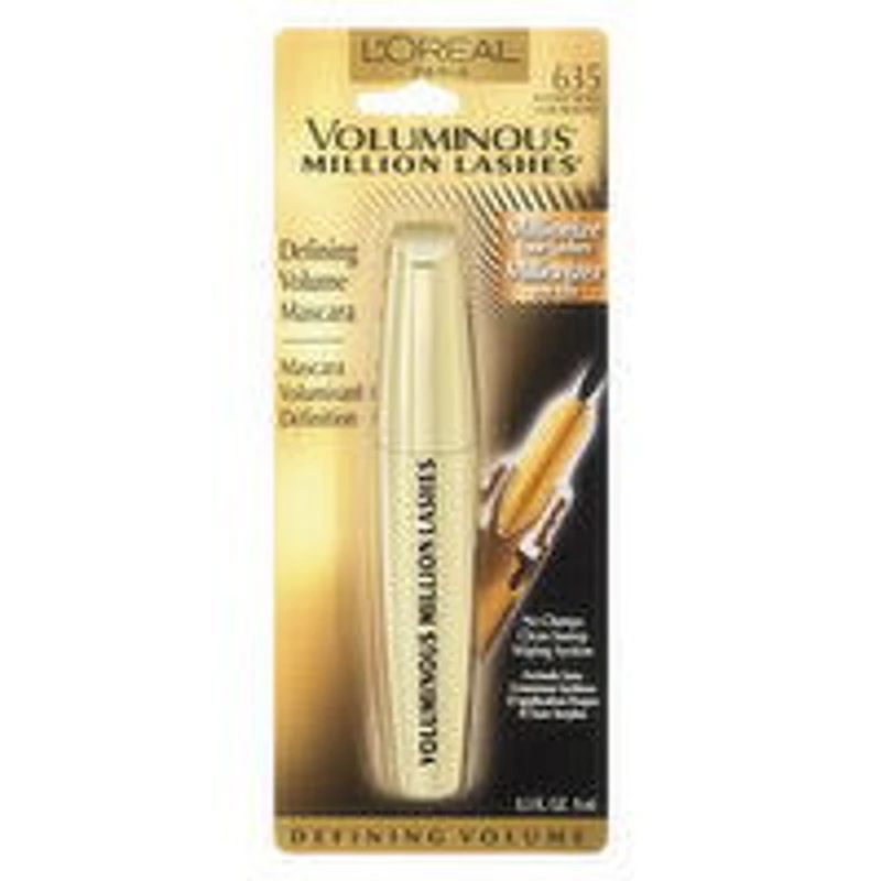 L'Oreal - Voluminous Million Lashes Mascara - Blackest Black, 9 Millilitre