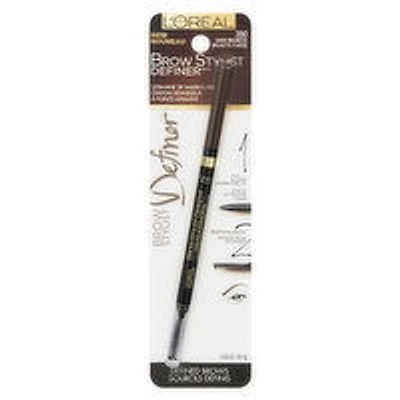 L'Oreal - Brow Stylist Definer Pencil - Dark Brunette, 0.24 Gram