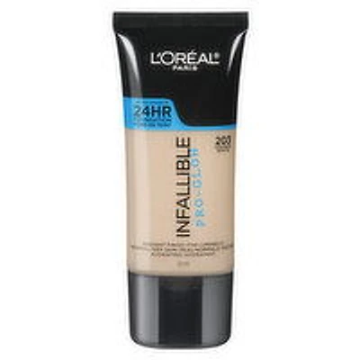 L'Oreal - Infallible Pro-Glow Foundation Nude Beige 203, 30 Millilitre
