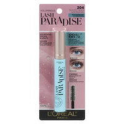 L'Oreal - Lash Paradise Waterproof Mascara - Blackest Black, 8 Millilitre