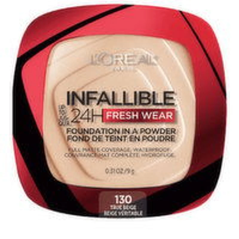 L'Oreal - Infallible Powder In A Foundation - True Beige, 9 Gram