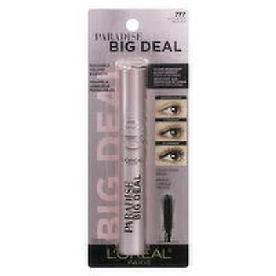 L'Oreal - Paradise Big Deal Mascara - Black Brown Washable, 10 Millilitre