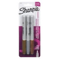 Sharpie - Fine Metallic Markers, 3 Each