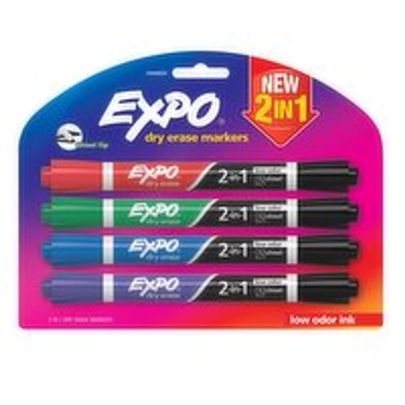 Expo - Dry Erase Markers, 4 Each