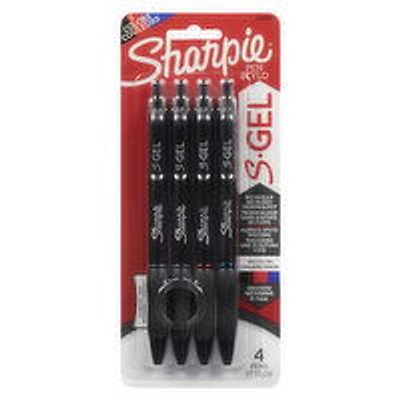 Sharpie - Gel Medium Ink Pens, 4 Each