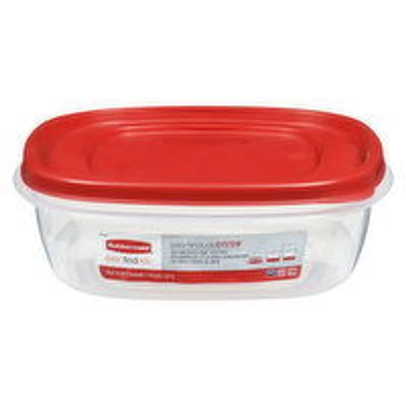 Rubbermaid - 9-Cup Square Container Easy Find Lids, 1 Each
