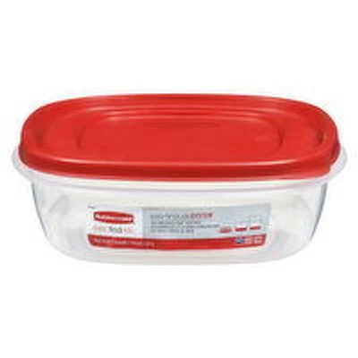 Rubbermaid - 9-Cup Square Container Easy Find Lids, 1 Each