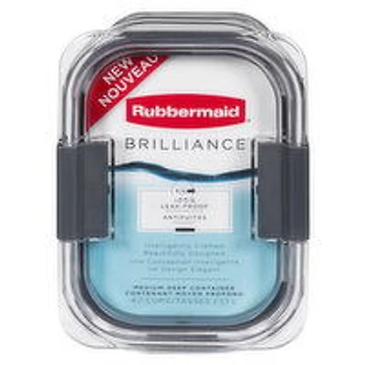 Rubbermaid - Brilliance Leak Proof Container - 4.7 Cup, 1 Each