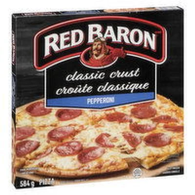 Red Baron - Classic Crust Pepperoni Pizza, 583 Gram