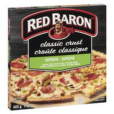 Red Baron - Classic Crust Supreme Pizza, 665 Gram
