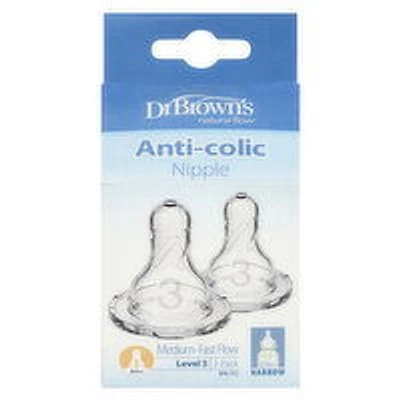 Dr. Brown's - DrBrown Level 3 Silicone Nipple, 1 Each
