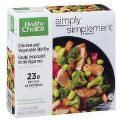 Healthy Choice - Simply Steamers Chicken and Vegetable Stir Fry Frozen Meal, 262 Gram
