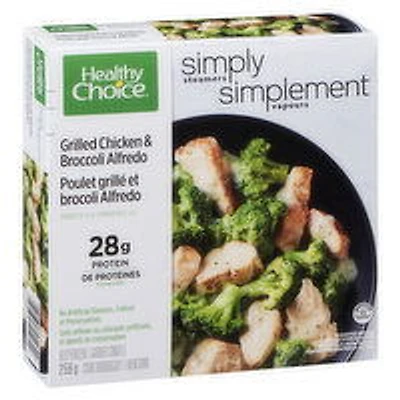 Healthy Choice - Simply Steamers Grilled Chicken & Broccoli Alfredo Frozen Meal, 259 Gram