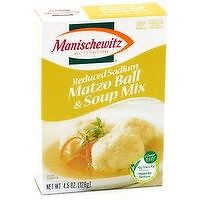 Manischewitz - Matzo Ball & Soup Mix Reduced Sodium, 128 Gram