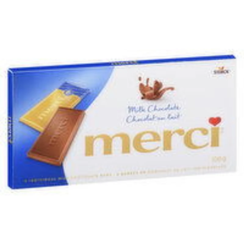 Merci - Milk Chocolate Tablets, 100 Gram