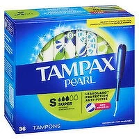 Tampax - Pearl Tampons Super Unscented, 36 Each