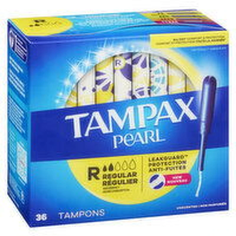 Tampax - Pearl Tampons Regular, 36 Each
