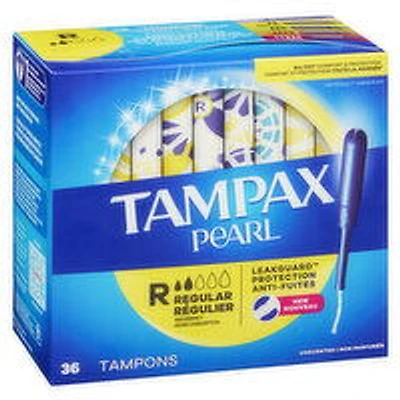 Tampax - Pearl Tampons Regular, 36 Each