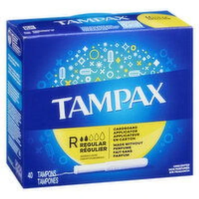 Tampax - Tampons Regular Unscented, 40 Each
