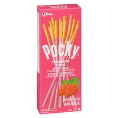 Glico - Pocky Biscuit Sticks, Strawberry, 33 Gram