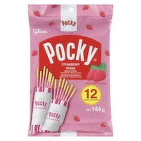 Glico - Pocky Biscuit Sticks Strawberry, 12 Each
