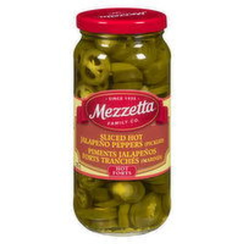 Mezzetta - Sliced Hot Jalapeno Peppers (pickled), 375 Millilitre