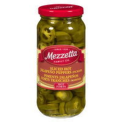 Mezzetta - Sliced Hot Jalapeno Peppers (pickled), 375 Millilitre