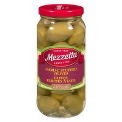 Mezzetta - Garlic Stuffed Olives, 398 Millilitre