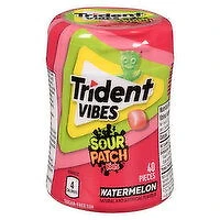 Trident - Vibes Sour Patch Kids Watermelon, 40 Each