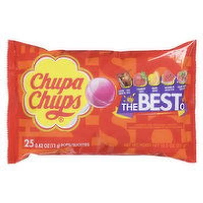 Chupa Chups - Best of Lollipops 25 Count, 300 Gram