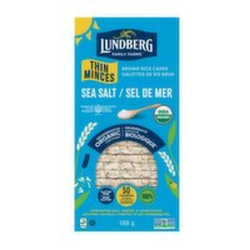 Lundberg - Thin Stackers Brown Rice Cakes Salt Free, 168 Gram