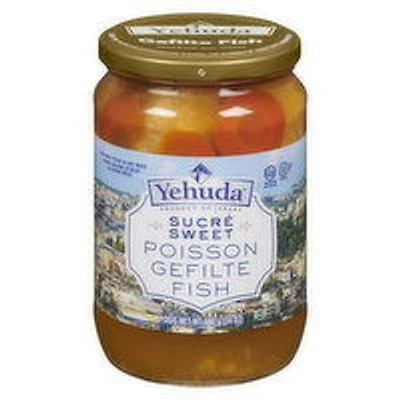 Yehuda - Gefilte Fish Sweet Jar, 680 Gram