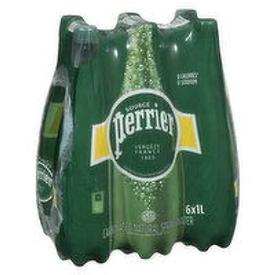 Perrier - Carbonated Natural Spring Water, 6 Each