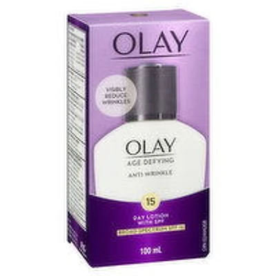 Olay Age Defying - Anti-Wrinkle Daily SPF 15 Lotion, 100 Millilitre