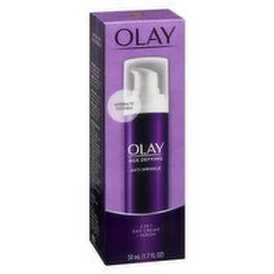 OLAY - Age Defying Day Cream + Serum, 50 Millilitre