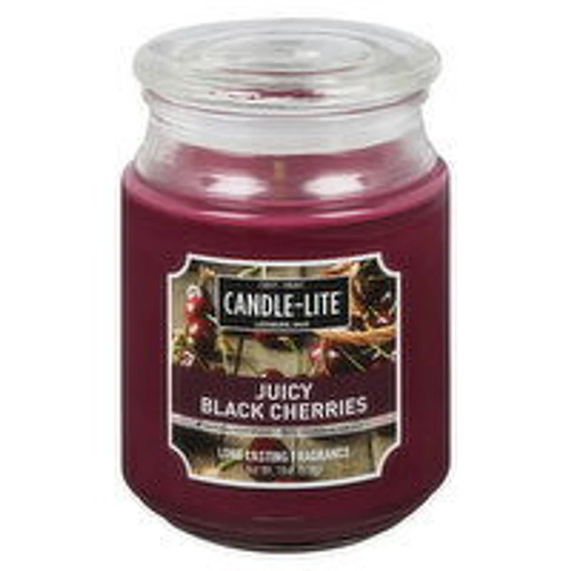 Candle-Lite - CndleLte Juicy Black Cherries 18 oz Jar, 18 Ounce