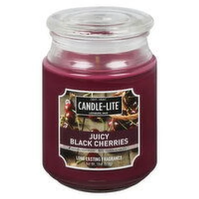 Candle-Lite - CndleLte Juicy Black Cherries 18 oz Jar, 18 Ounce