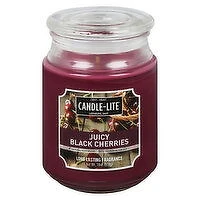 Candle-Lite - CndleLte Juicy Black Cherries 18 oz Jar, 18 Ounce