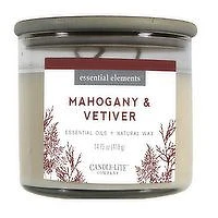 Candle-Lite - Mahogany & Vetiver Candle Jar, 418 Gram