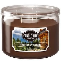 Candle-Lite - Candle Lite Mahogany Woods Jar Candle, 283 Gram