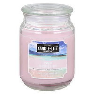 Candle Lite - Candle Lite Pink Shoreline 18 oz Jr, 510 Gram
