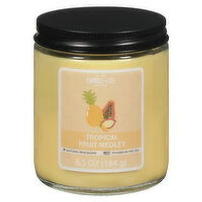 Candle-Lite - Screw Top Jar Tropical Fruit Medley Candle, 184 Gram
