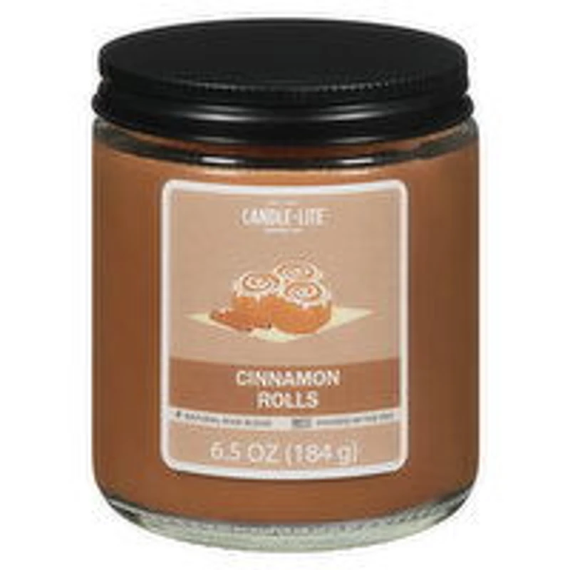 Candle-Lite - Cinnamon Rolls Candle Jar, 184 Gram
